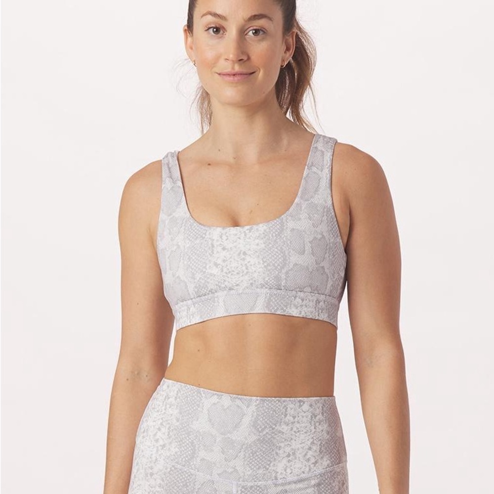 Gylder Splendid Sports Bra White Snake XL